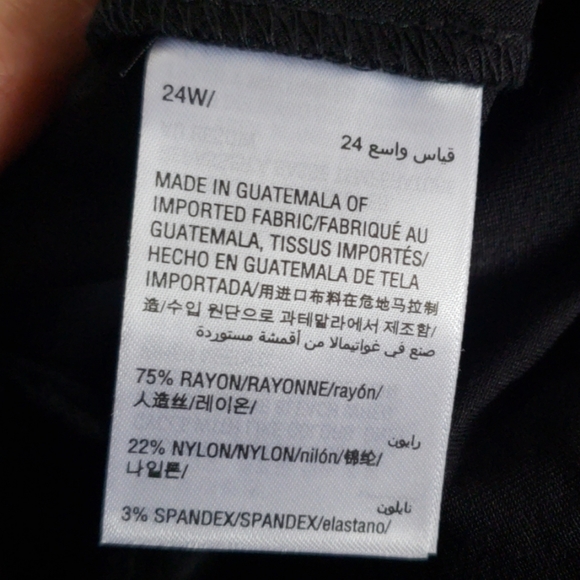 I.N.C. Plus Size Contrast-Stitch Bell-Hem - Picture 8 of 8